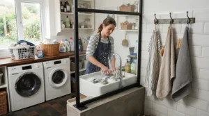 Durable bi-fold shower enclosure designed for busy family bathroom daily use