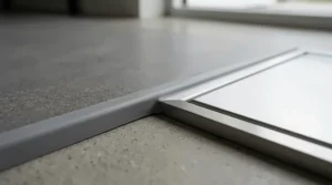 Detailing the sleek perimeter of a slimline vs stone resin shower tray design.