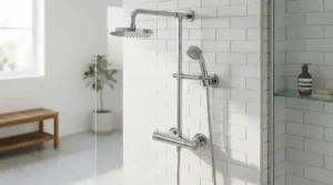 An 8.5kW electric shower plumbed directly into a cold water mains supply